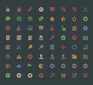 精致小图标PSD分层素材