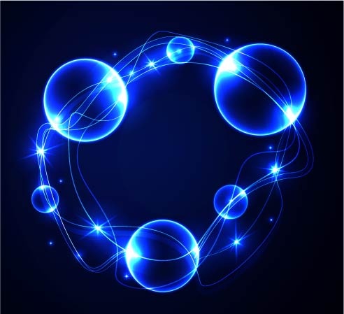 绚丽气泡背景eps,ai矢量模版下载
