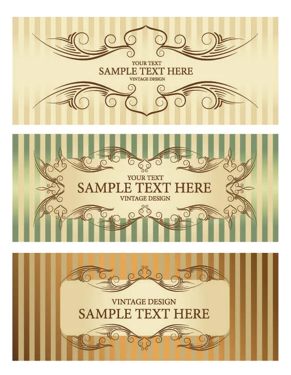 精美线条花纹商标矢量素材eps,ai矢量模版下载