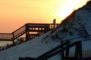 海边沙滩风光图片