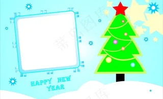 圣诞节相框图片