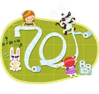 玩卷纸的小孩图片