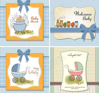 可爱婴儿宝宝卡片图片