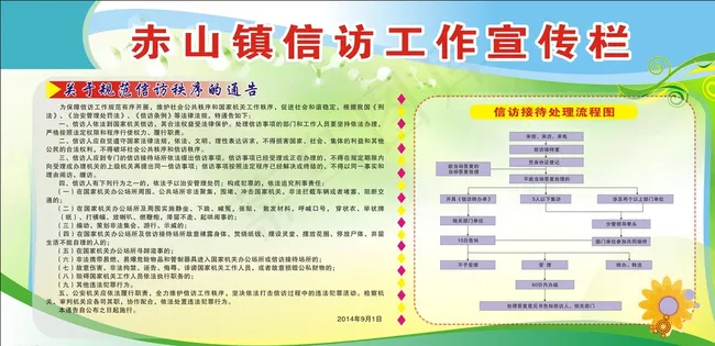 信访工作宣传栏图片cdr矢量模版下载