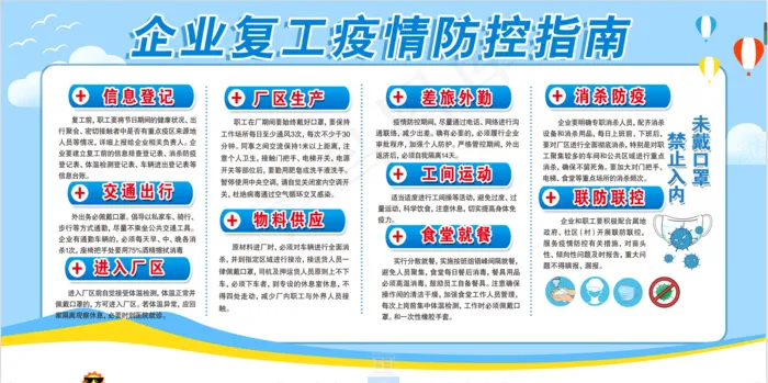新冠病毒疫情预防知识工作psd模版下载