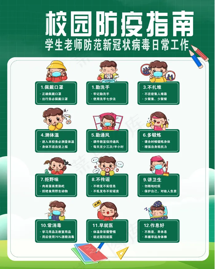 商情学校宣传展板