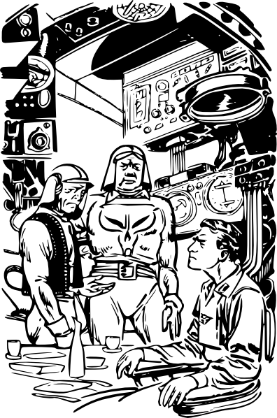 太空深处的危险的剪辑艺术