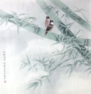 竹林烟雨图片 竹林烟雨图片