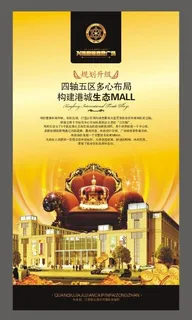 商业房地产售楼处展板图片