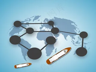 摘要全球信息旅游交通元素模板矢量图...