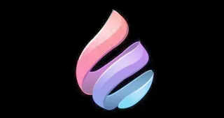 漂亮的水晶彩带造型图片