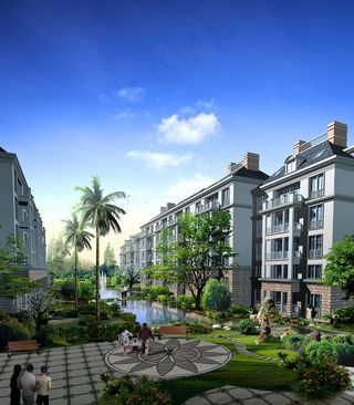 高清晰建筑效果图图片