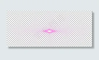 红色光晕透明素材