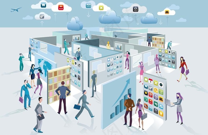 网络科技创意广告图片