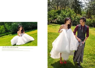 {逆时光的爱情}婚纱照模板