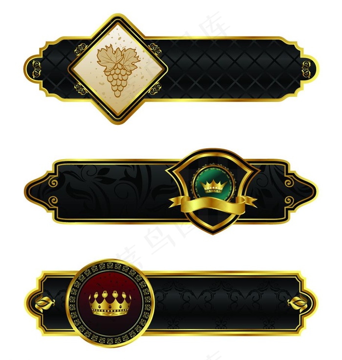 欧式label花纹图片