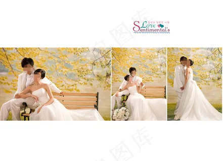 室外婚纱模板