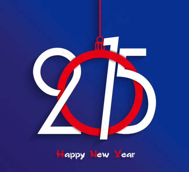 创意2015字体设计下载页eps,ai矢量模版下载