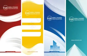 x展架背景矢量图