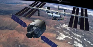 美国载人航天模拟登月图片