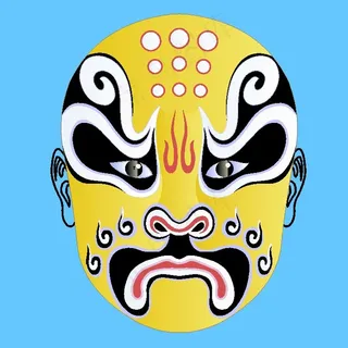 京剧脸谱 矢量CDR_09