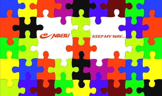 拼图 拼贴 炫彩背景 橱窗背景图片