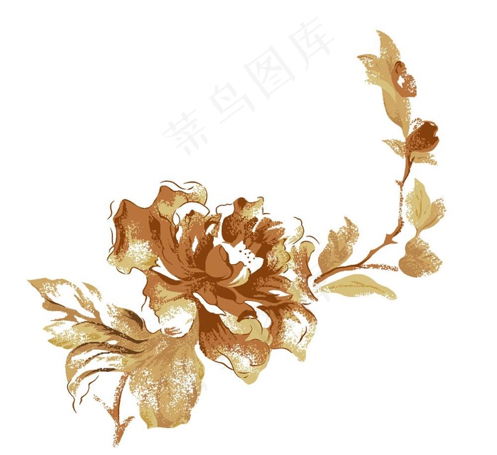 一枝花psd模版下载