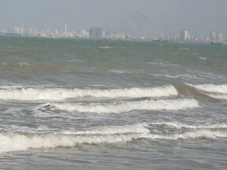 海南海口假日海滩海边图片