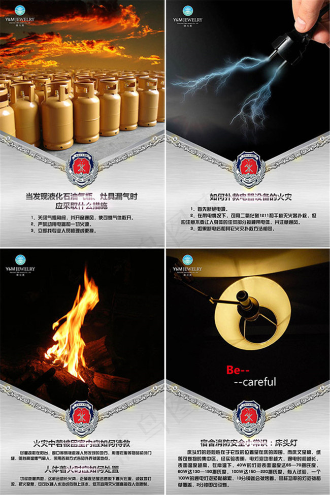 消防安全知识展板