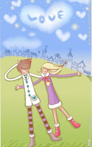 情人节漫画图片