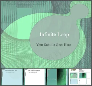 抽象ppt模板制作