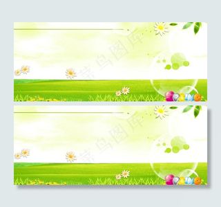 春天展板背景素材图片