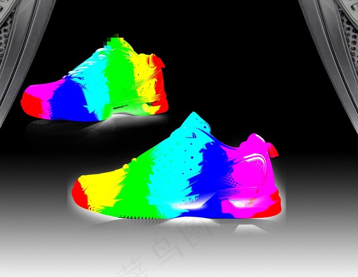 鞋创意大海报图片