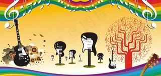 矢量CDR音乐素材图片