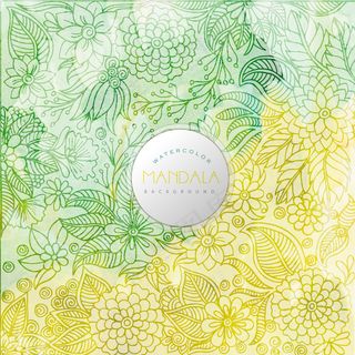 绿色背景矢量图