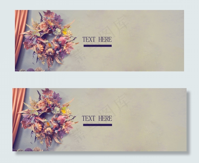 欧美典雅大气奢华女装背景