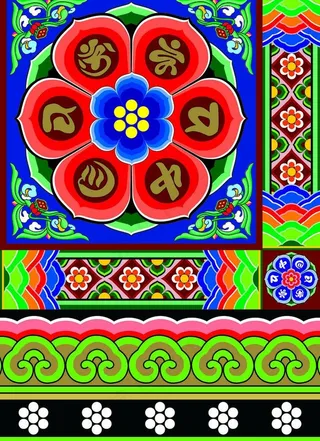 六字大明咒图片