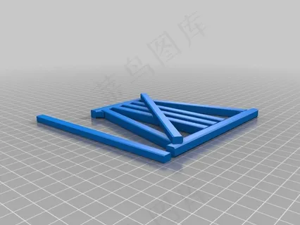 简单的模型火车栈桥弯曲- tr