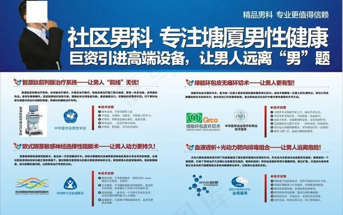 男科广告图片cdr矢量模版下载