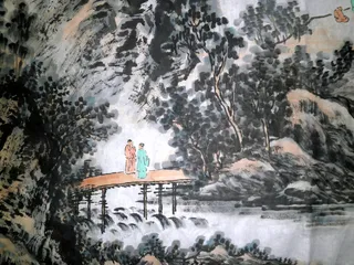 丙官山水局部图片