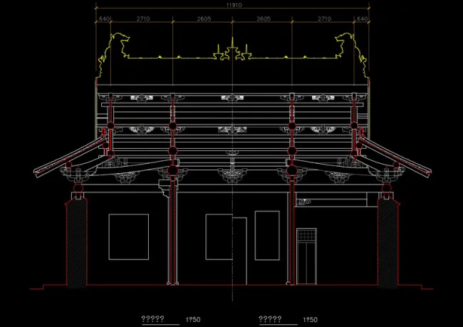 殿阁房屋建筑