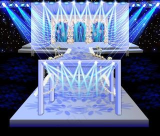 蓝色大气欧式婚礼