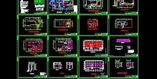 食品库制冷系统布置建筑竣工图