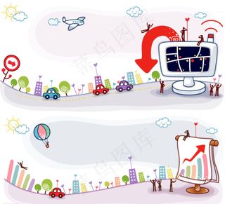 背景插画设计素材