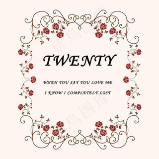 欧式花纹边框图片素材简单大方