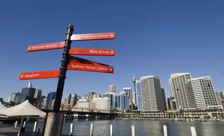 国外路牌指示牌图片