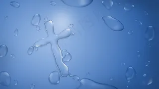 蓝色清新背景高清图