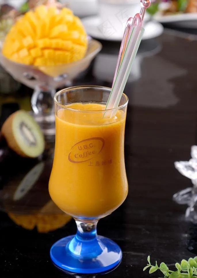 芒果汁图片