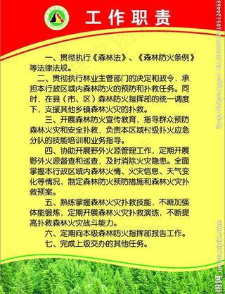 森林消防制度图片