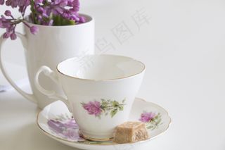 简约小清新文艺风插花静物摆拍背景